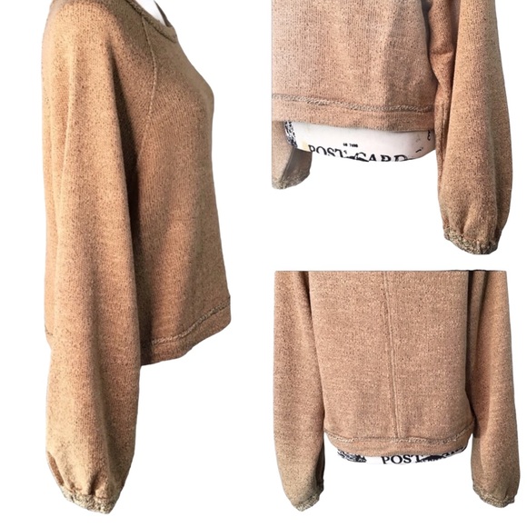 Free People Jade Cropped Pullover Sweater L ✨NWT✨ - Picture 12 of 16